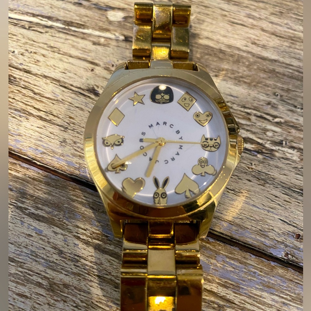 Marc by Marc Jacobs gold watch